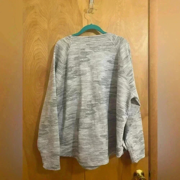 Eddie Bauer Ultra Soft Sweatshirt Camo Grey Size Xxl NWT - Picture 13 of 13